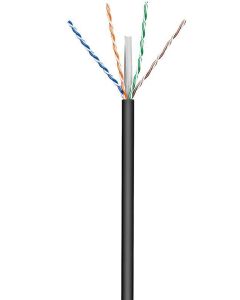 Microconnect KAB023-100 netwerkkabel Zwart 100 m Cat6 U/UTP (UTP) Rond