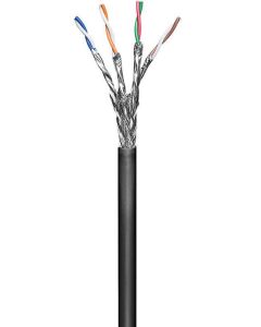 Microconnect KAB024-100 netwerkkabel Zwart 100 m Cat6 S/FTP (S-STP) Rond