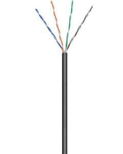 Microconnect KAB025-100 netwerkkabel Zwart 100 m Cat5e U/UTP (UTP) Rond