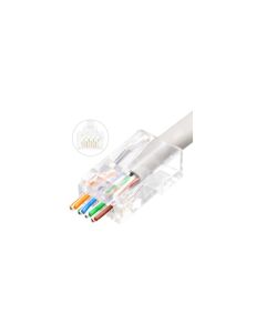 Microconnect KON505-50EZ kabel-connector RJ-45 Transparant