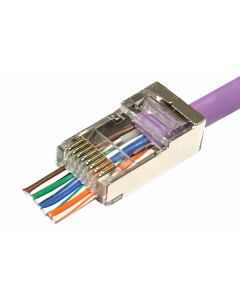 Microconnect KON506-50EZ kabel-connector RJ45 Zilver