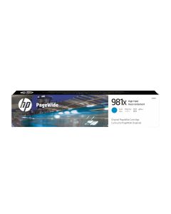 HP 981X originele cyaan high-capacity PageWide cartridge