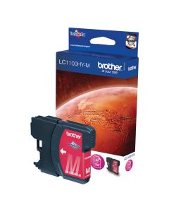 Brother LC1100HYM inktcartridge 1 stuk(s) Origineel Hoog (XL) rendement Magenta