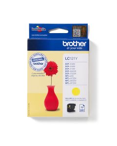 Brother LC-121Y inktcartridge 1 stuk(s) Origineel Geel