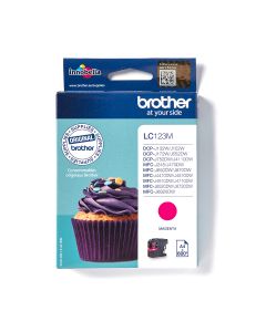 Brother LC123M inktcartridge 1 stuk(s) Origineel Magenta