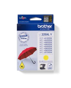 Brother LC225XLY inktcartridge 1 stuk(s) Origineel Hoog (XL) rendement Geel