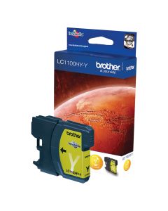 Brother LC1100HYY inktcartridge 1 stuk(s) Origineel Hoog (XL) rendement Geel