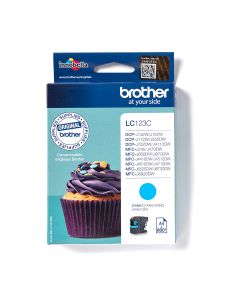 Brother LC123C inktcartridge 1 stuk(s) Origineel Cyaan