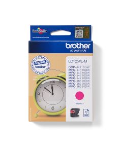 Brother LC125XLM inktcartridge 1 stuk(s) Origineel Extra (Super) hoog rendement Magenta