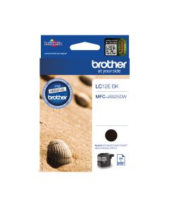 Brother LC12EBK inktcartridge 1 stuk(s) Origineel Zwart