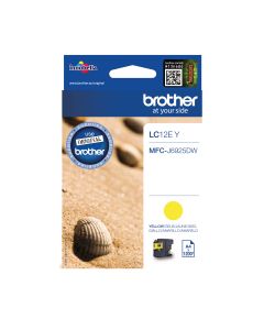 Brother LC12EY inktcartridge 1 stuk(s) Origineel Geel