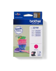 Brother LC221M inktcartridge 1 stuk(s) Origineel Magenta
