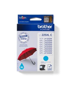 Brother LC225XLC inktcartridge 1 stuk(s) Origineel Hoog (XL) rendement Cyaan