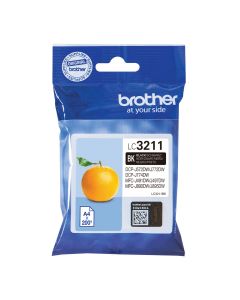 Brother LC3211BK inktcartridge 1 stuk(s) Origineel Normaal rendement Zwart