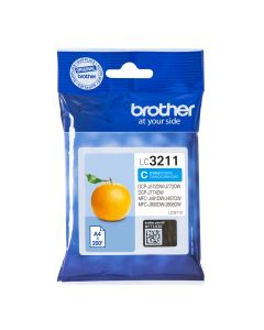 Brother LC3211C inktcartridge 1 stuk(s) Origineel Normaal rendement Cyaan