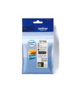 Brother LC3219XLVAL tonercartridge 4 stuk(s) Origineel Zwart, Cyaan, Magenta, Geel