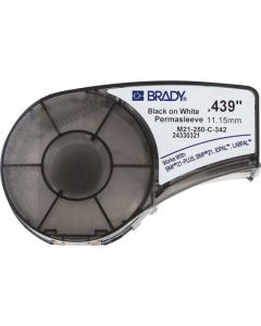 Brady PermaSleeve Heat-shrink Polyolefin Sleeve for BMP21-PLUS; BMP21; IDPAL 11.15 mm x 11.2 mm X 2.10 m