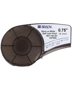 Brady Self-laminating Vinyl tape for BMP21-PLUS; BMP21-LAB; BMP21; IDPAL; LABPAL 19.05 mm X 4.30 m
