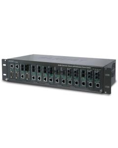 Planet 15-Slot Media Converter Chassis (AC Power)