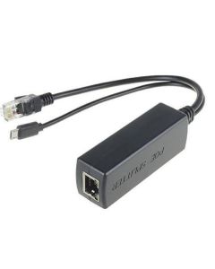 Microconnect MC-POESPLITTER network splitter Power over Ethernet (PoE) Zwart