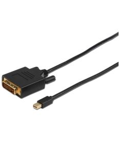 Microconnect MDPDVI1B video kabel adapter 1 m Mini DisplayPort DVI-D Zwart