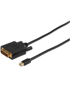 Microconnect MDPDVI2B video kabel adapter 2 m Mini DisplayPort DVI-D Zwart
