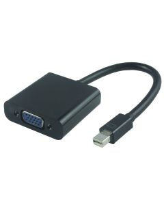 Microconnect MDPVGA2B video kabel adapter 0,15 m Mini DisplayPort VGA (D-Sub) Zwart