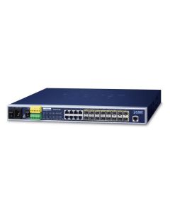 Planet L2+ 16-Port 100/1000BASE-X SFP + 8-Port 10/100/1000BASE-T Managed Metro Ethernet Switch