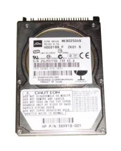 Toshiba 2.5", 80GB, PATA, 8MB Cache, 4200RPM