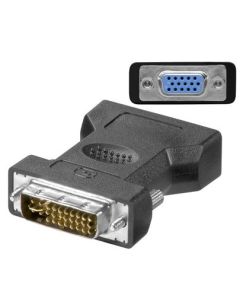 Microconnect MONAJ tussenstuk voor kabels DVI-I 24+5Pin HD15 Zwart