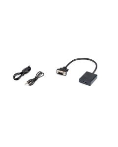 Microconnect MONGGHDMI video kabel adapter 0,3 m VGA (D-Sub) HDMI Zwart