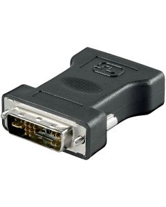 Microconnect MONJK tussenstuk voor kabels DVI-I VGA Zwart
