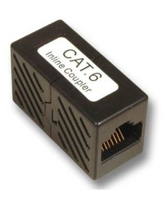 Microconnect MPK101 tussenstuk voor kabels RJ45 Zwart