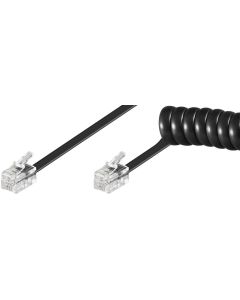 Microconnect MPK10200 telefoonkabel 2 m Zwart