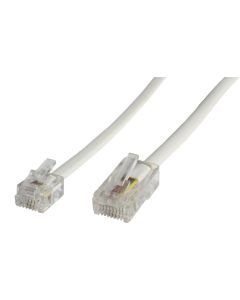 Microconnect MPK456 telefoonkabel 6 m Wit