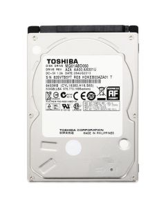 Toshiba 500GB, 2.5'', 5400rpm, SATA, 8MB, SMART
