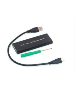 CoreParts MSUB8001 behuizing voor opslagstations SDD-behuizing Zwart M.2