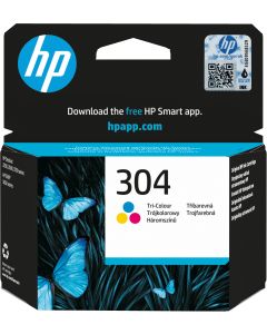 HP 304 originele drie-kleuren inktcartridge