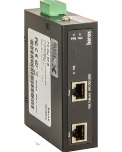 Barox PoE-Injektor for DIN-rail
