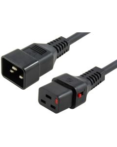 Microconnect PC1285 electriciteitssnoer Zwart 2 m C20 stekker C19 stekker
