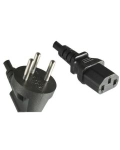 Microconnect PE010418ISRAEL electriciteitssnoer Zwart 1,8 m Netstekker type H C13 stekker