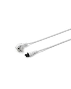 Microconnect PE010818W electriciteitssnoer Wit 1,8 m Netstekker type E+F C5 stekker