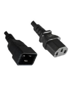 Microconnect PE030620 electriciteitssnoer Zwart 2 m C13 stekker C20 stekker