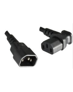 Microconnect PE040618A electriciteitssnoer Zwart 1,8 m C13 stekker C14 stekker