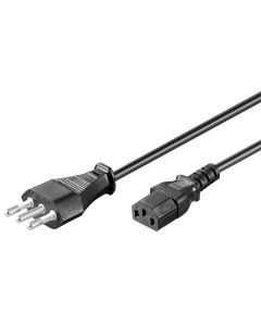Microconnect PE100418 electriciteitssnoer Zwart 1,8 m Netstekker type L C13 stekker