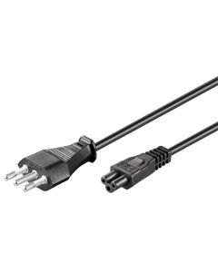 Microconnect PE100818 electriciteitssnoer Zwart 1,8 m Netstekker type L C5 stekker