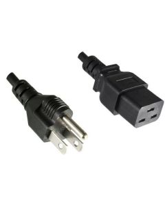 Microconnect PE110518 electriciteitssnoer Zwart 1,8 m Netstekker type B C19 stekker