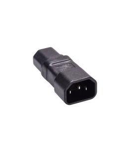 Microconnect PEA1415 tussenstuk voor kabels C14 C15 Zwart