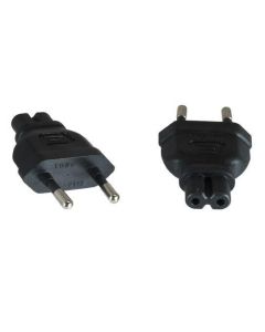 Microconnect PEEUC7AD netstekker adapter Type M C7 Zwart