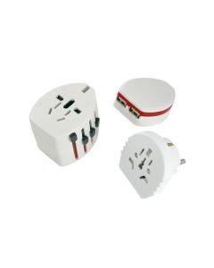 Microconnect PETRAVEL12 oplader voor mobiele apparatuur Universeel Wit USB Binnen
